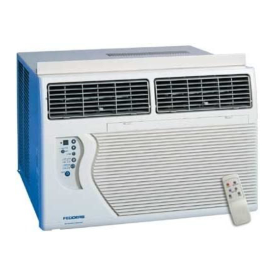 FEDDERS A7D18E2B AIR CONDITIONER USER MANUAL ManualsLib