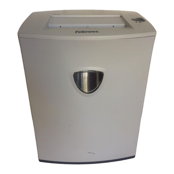 FELLOWES OD1500 PAPER SHREDDER USER MANUAL ManualsLib