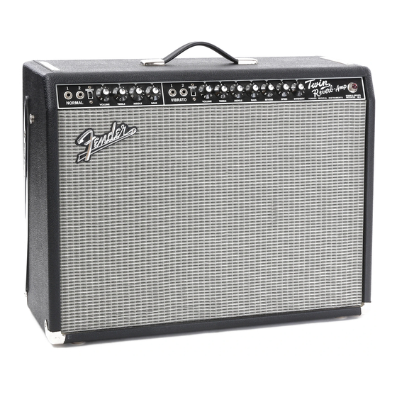 FENDER TWINAMP AMPLIFIER WIRING DIAGRAM ManualsLib