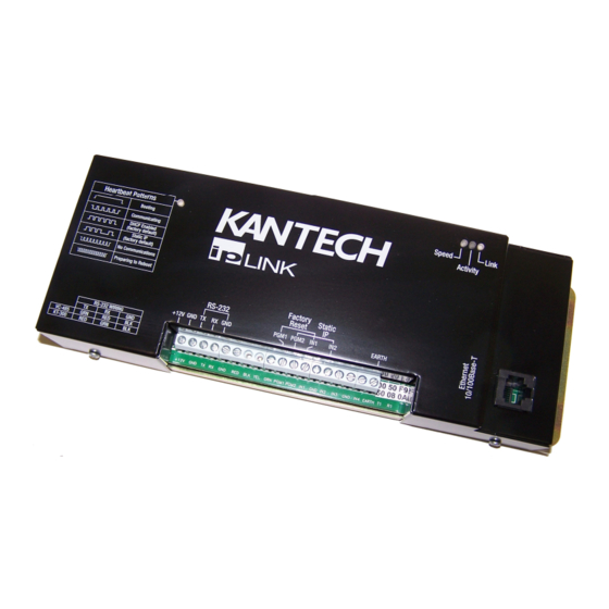 Kantech IP Link Manuals
