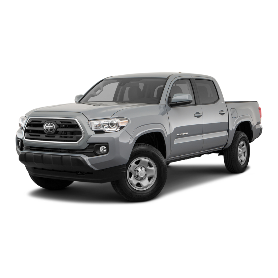 User Manuals: Toyota Tacoma 2019 Midsize Pickup Truck