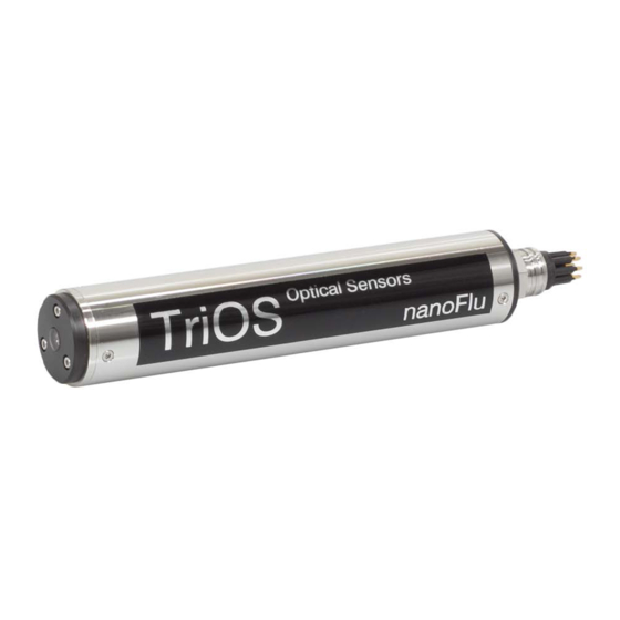 User Manuals: triOS nanoFlu Fluorescence Sensor