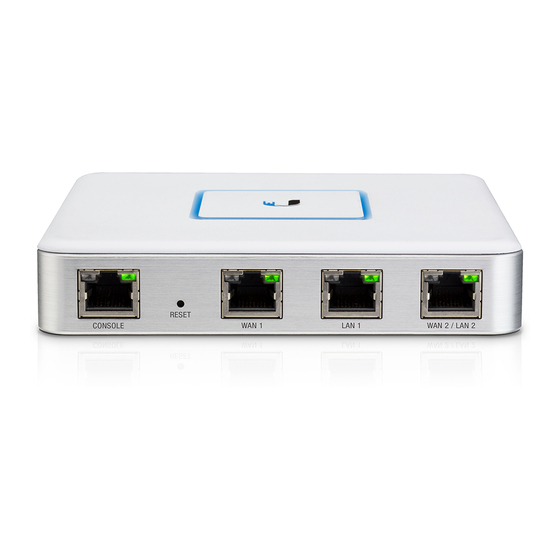 UBIQUITI USG QUICK START MANUAL Pdf Download | ManualsLib