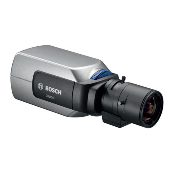 Bosch DINION 5000 AN Quick Manual