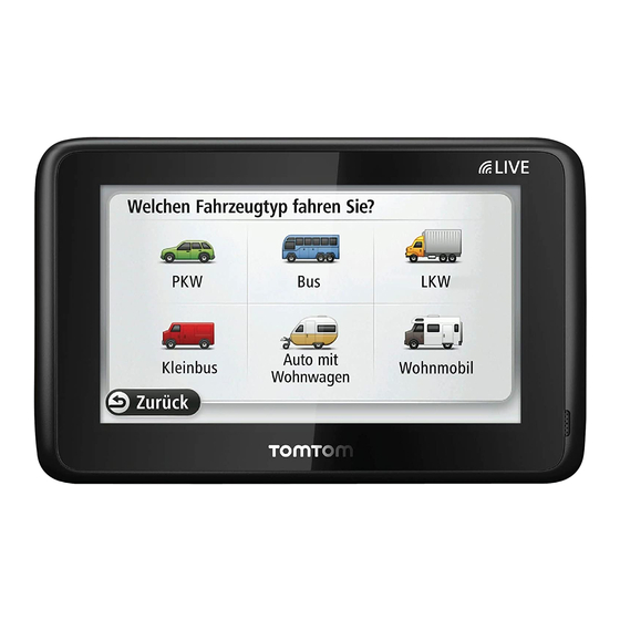 TOMTOM PRO 9150 TRUCK SPECIFICATIONS Pdf Download | ManualsLib