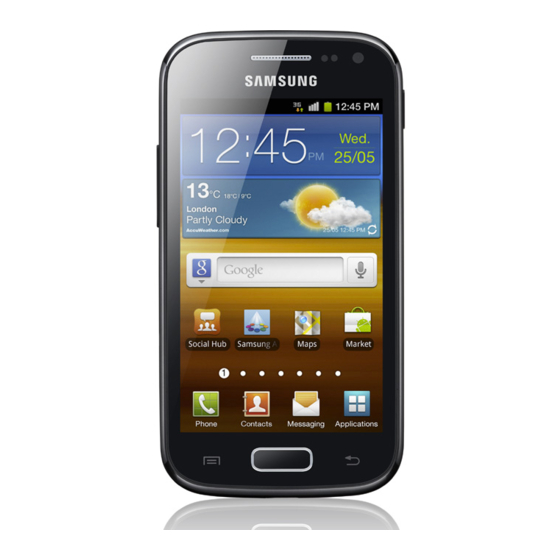 SAMSUNG GT-I8160L USER MANUAL Pdf Download | ManualsLib