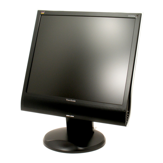 VIEWSONIC VG930M USER MANUAL Pdf Download ManualsLib