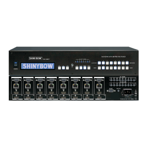 SHINYBOW USA SB-5688CT INSTRUCTION MANUAL Pdf Download | ManualsLib