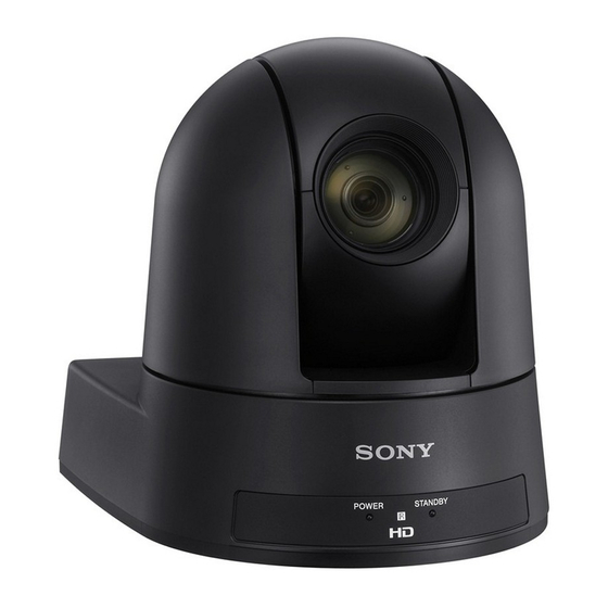 sony network camera srg300h