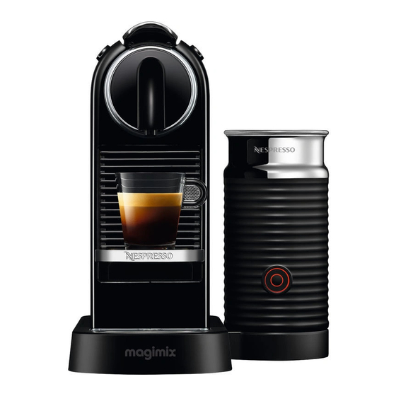 Nespresso clearance citiz manual