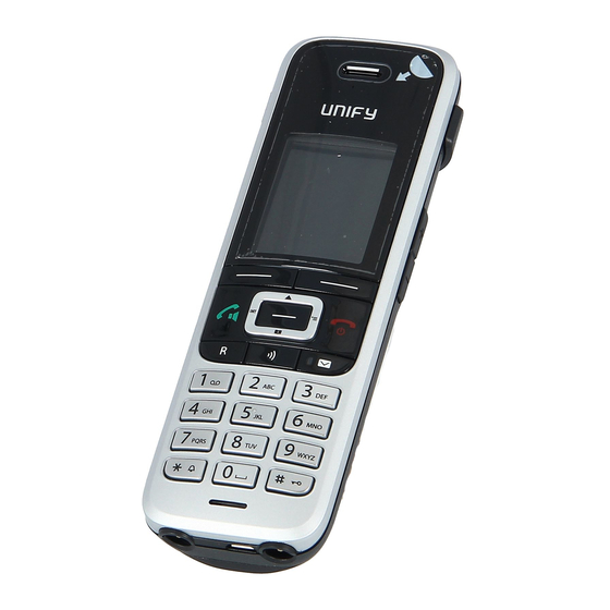 UNIFY OPENSCAPE DECT PHONE S5 USER MANUAL Pdf Download | ManualsLib