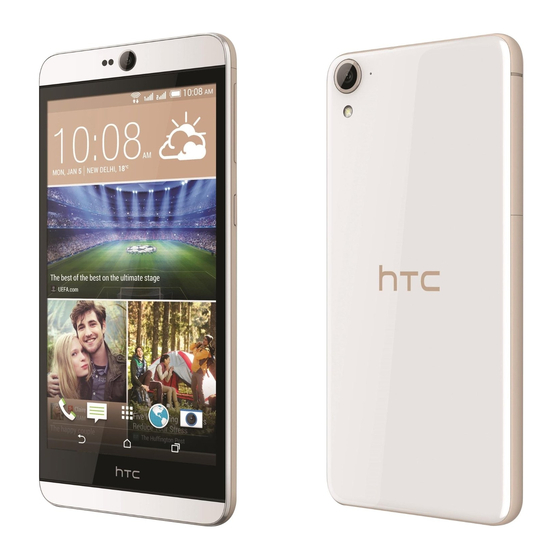 HTC DESIRE 826 DUAL SIM USER MANUAL Pdf Download | ManualsLib