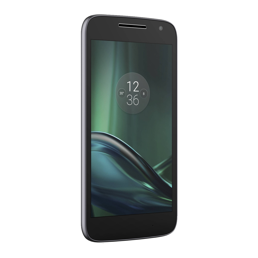 MOTOROLA MOTO G4 USER MANUAL Pdf Download | ManualsLib