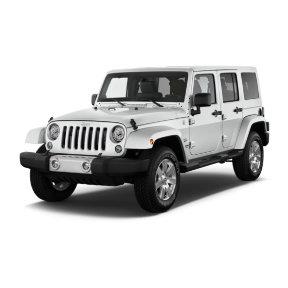 Jeep Wrangler JK 2018 Owner's Manual