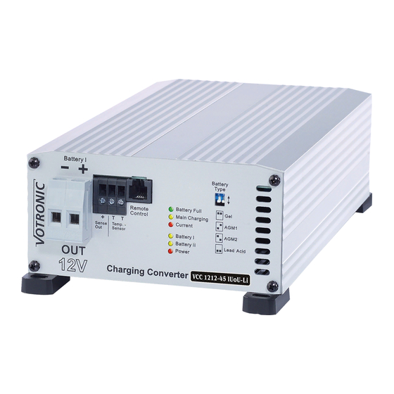 VOTRONIC VCC 1212 - 45 INSTALLATION AND OPERATING MANUAL Pdf Download
