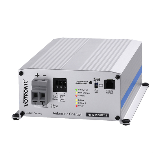 VOTRONIC 3114 Pb 1230 SMT 2B Caricabatterie 12V 30A Per Piombo E Litio - Prodotto In Germania