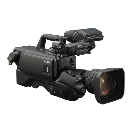 SONY HDC3100 OPERATING INSTRUCTIONS MANUAL Pdf Download | ManualsLib