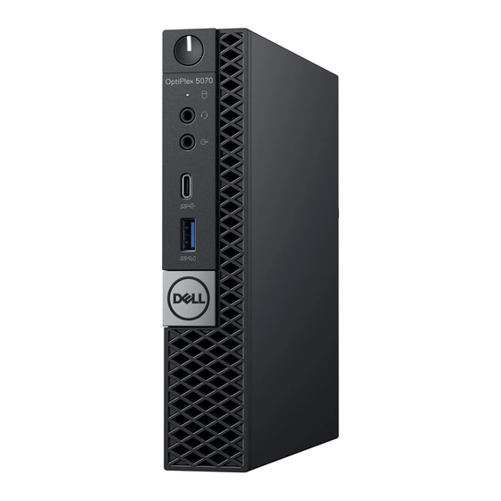 DELL OPTIPLEX 5070 MICRO SETUP AND SPECIFICATIONS MANUAL Pdf Download