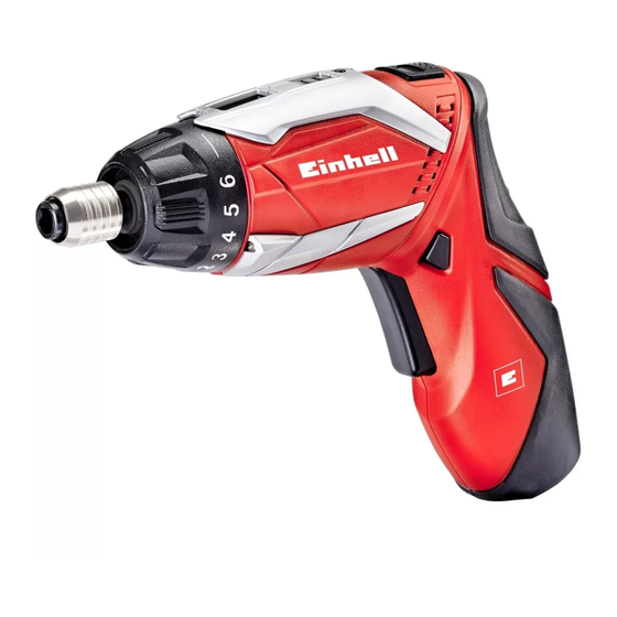 EINHELL TE-SD 3,6 Li Original Operating Instructions