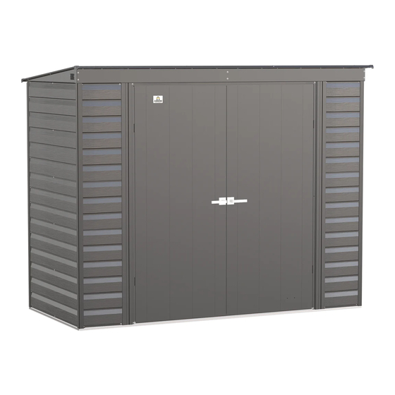 Arrow Storage Products SCP84CC Owner's Manual & Assembly Manual