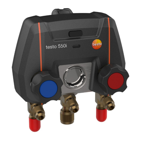 TESTO 550i Quick Start Manual