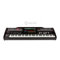 Wersi SONIC OAX800 Operation Manual