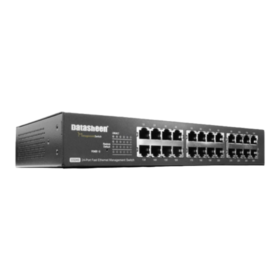 Datasheen D316S User Manual