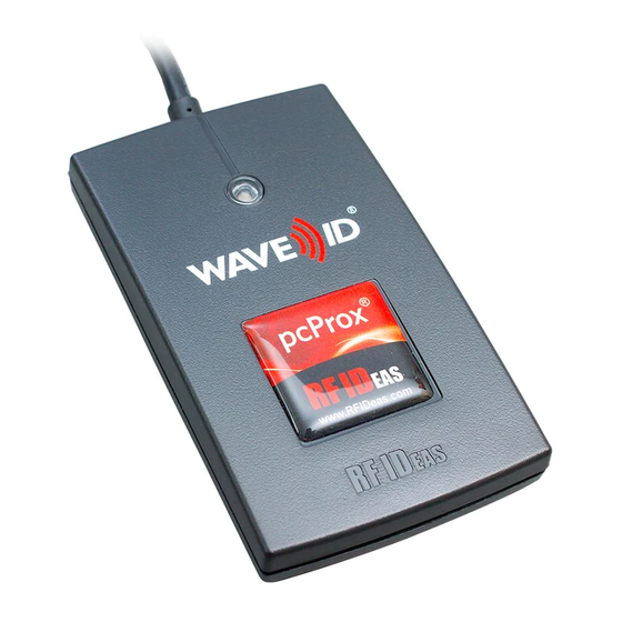 RF IDeas pcProx Enroll User Manual