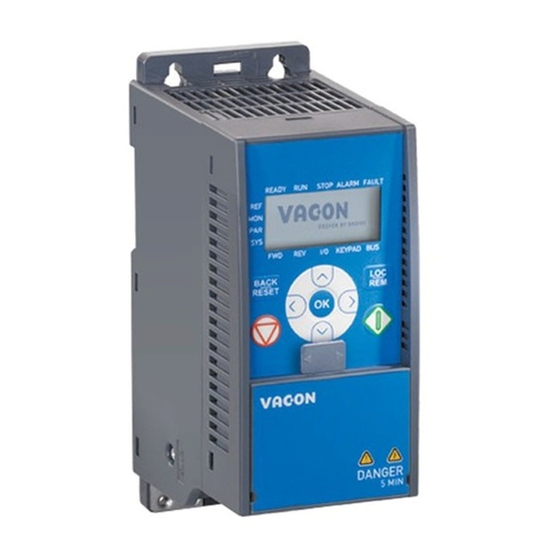 Vacon  20 Series Quick Manual