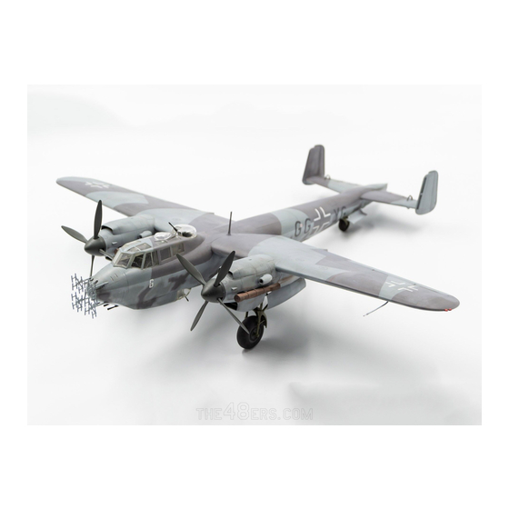 Eduard Do 217N-1 landing flaps Quick Start Manual