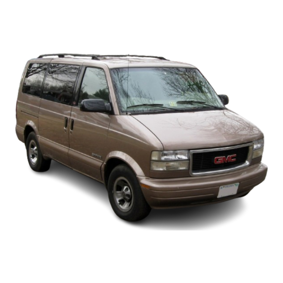 GMC 2001 Safari Owner's Manual