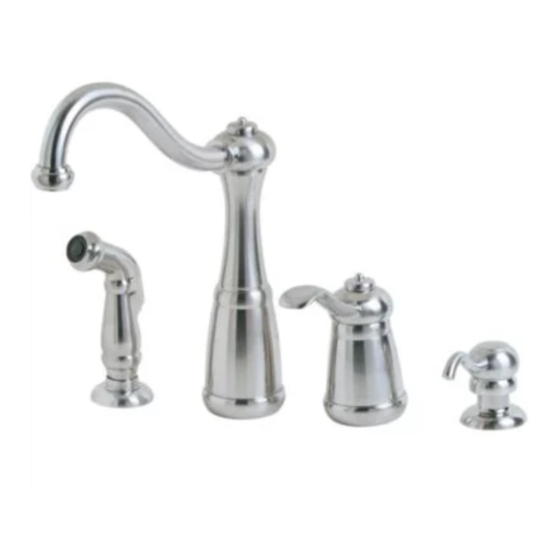 PFISTER MARIELLE LF0263N INSTALLATION INSTRUCTIONS MANUAL Pdf