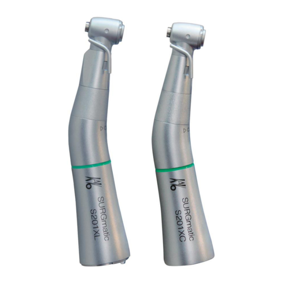 KAVO SURGMATIC S201 XL INSTRUCTIONS FOR USE MANUAL Pdf Download ManualsLib