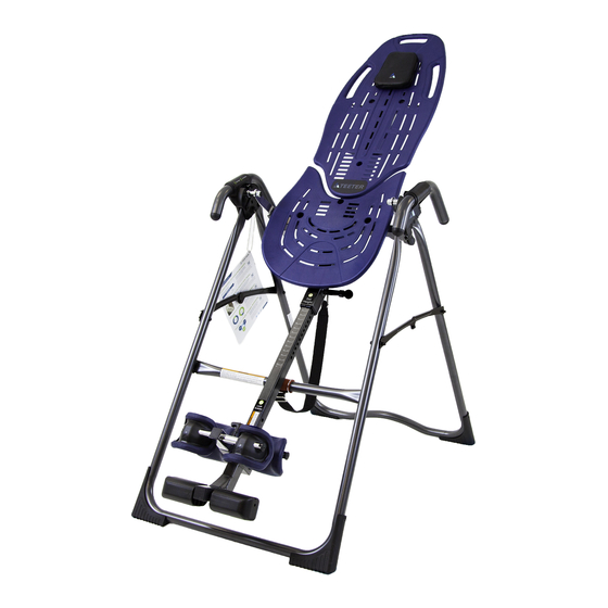 TEETER COMFORTRAK SERIES ASSEMBLY INSTRUCTIONS MANUAL Pdf Download