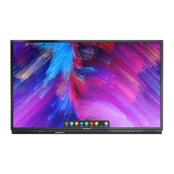 PROMETHEAN ACTIVPANEL AP7U65 QUICK INSTALL MANUAL Pdf Download