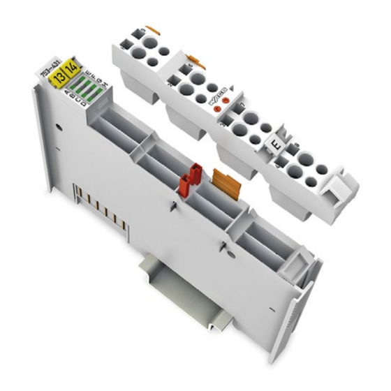 WAGO -I/O-SYSTEM 750 MANUAL Pdf Download | ManualsLib