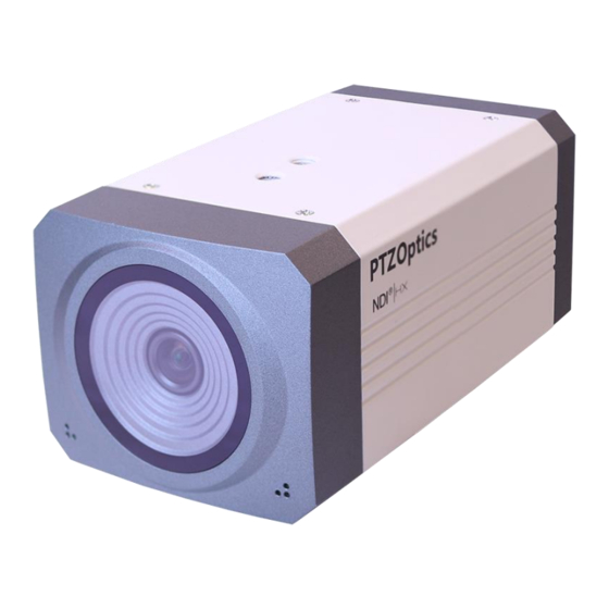 PTZOPTICS NDI HX ZCAM G2 USER MANUAL Pdf Download ManualsLib