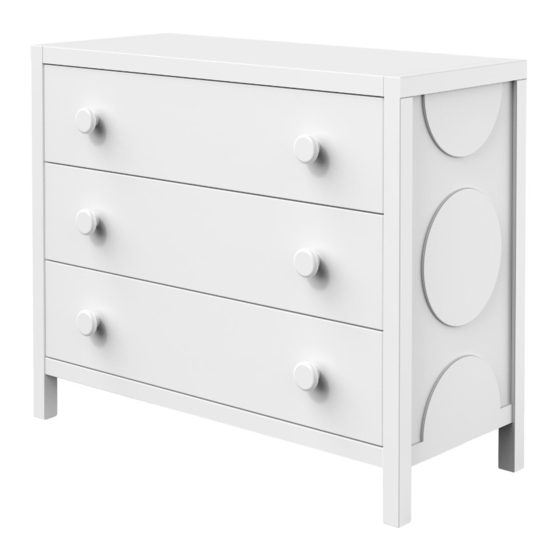 Child Craft Orbit Dresser F00209 Assembly Instructions Manual