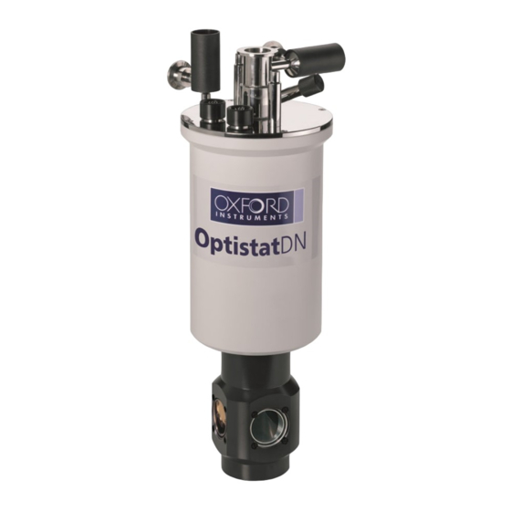 Oxford OptistatDN Laboratory Equipment Manuals