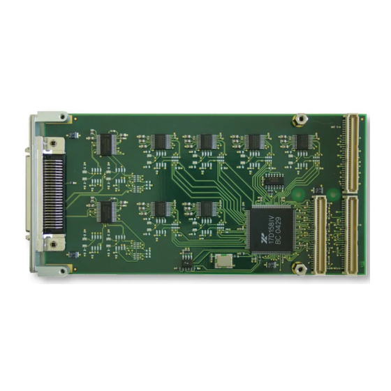 User Manuals: Tews Technologies TPMC461 Control Unit