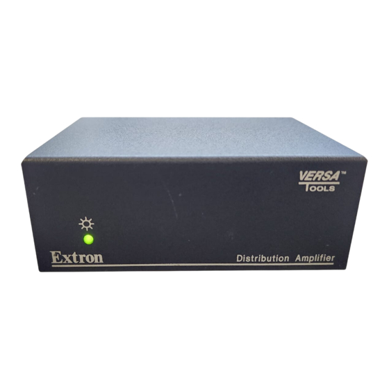 Extron electronics MDA 3A User Manual
