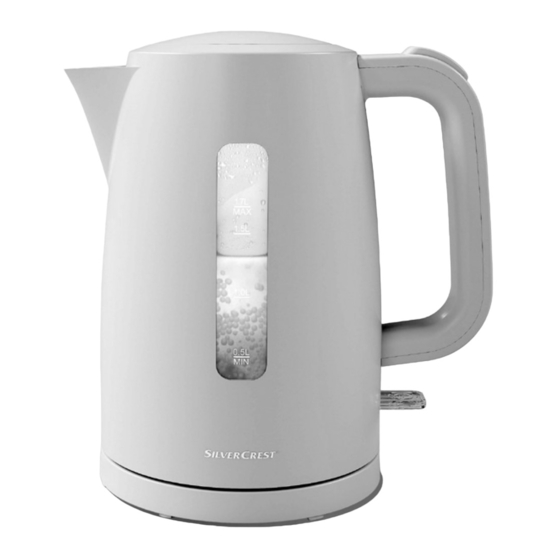 Silvercrest SWKK 3000 B1 Electric Kettle Manuals