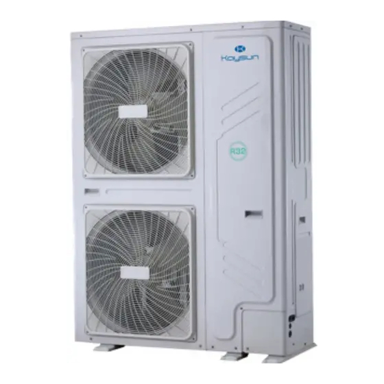 Kaysun Aquantia KHP-MO HT HP Installation Manual