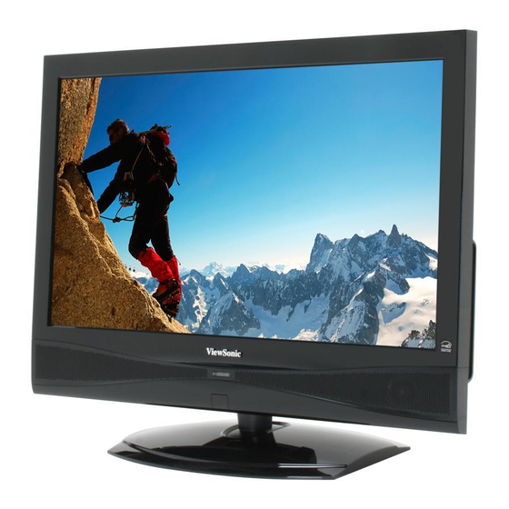 ViewSonic VT2230 - 22" LCD TV User Manual