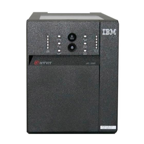 IBM UPS1000THV Manuals