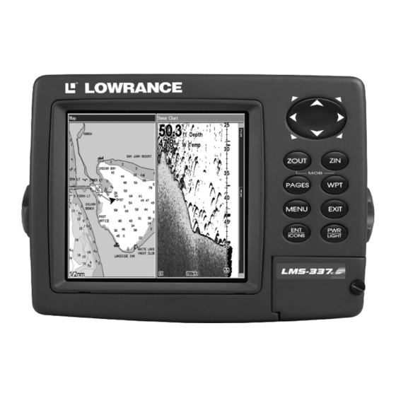 Lowrance LMS-332C Manuals