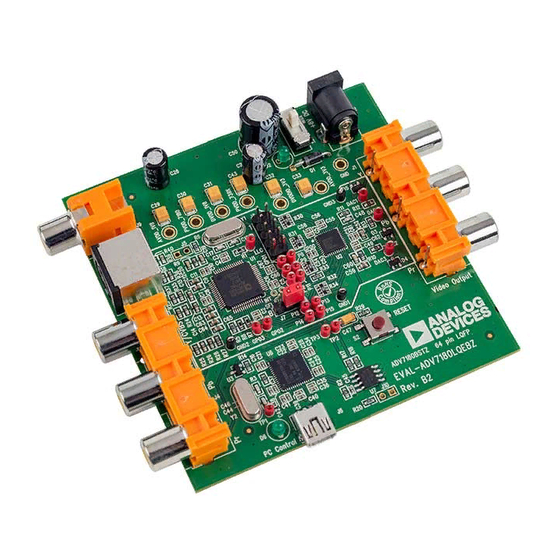 Analog Devices EVAL-ADV7180LFEBZ Manual