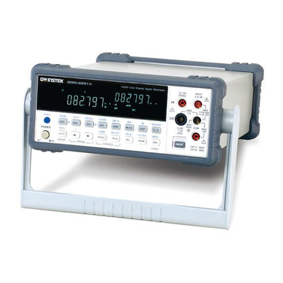 GW Instek GDM-8251 User Manual
