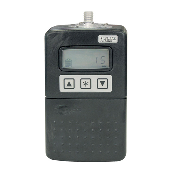 SKC AirChek XR5000 Operating Instructions Manual