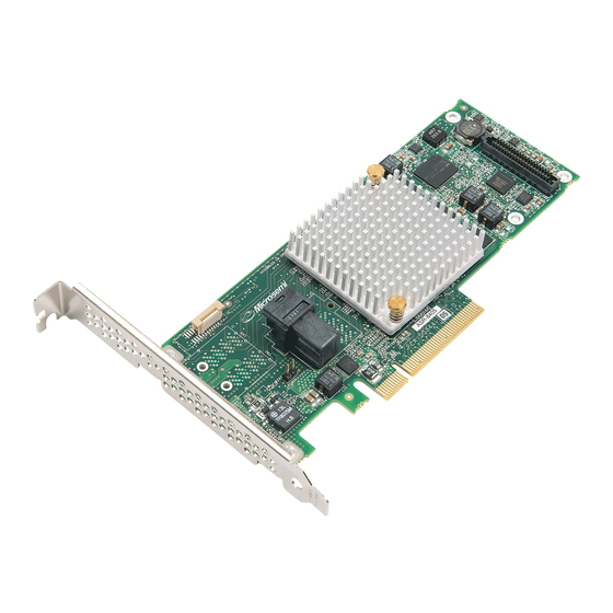 Microsemi Adaptec ASR-8405 Installation And User Manual